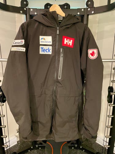 ACA Black Men's Large Helly Hansen Long Jacket (Used)