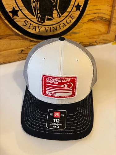 L 35 Lacrosse Tri Color Hat (Blue, White, Gray)