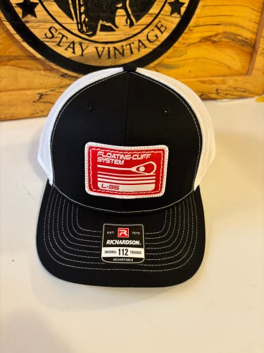 L 35 Lacrosse Black Trucker Hat