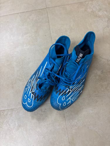 Blue Men's Size M 12.0 (W 13.0) Adult New Balance Burn X4 Mid Top (Used)