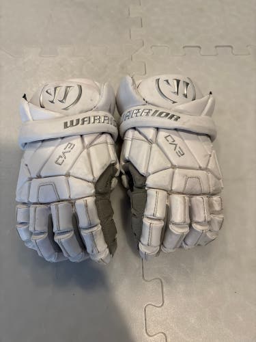 Warrior EVO QX Lacrosse Gloves (Used)