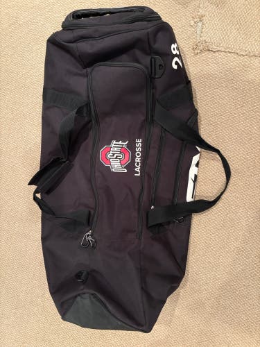 Black Ohio State Lacrosse Team Issued STX Travel Bag (Used)