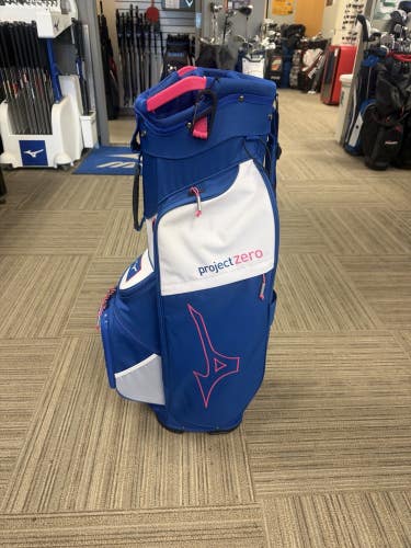 Mizuno LW-C Project Zero Cart Bag BLUE/PINK
