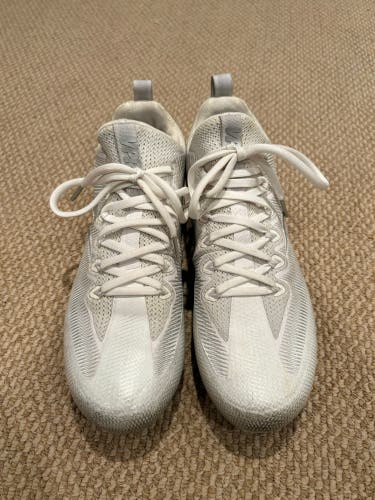 Lacrosse/Football White Men's Size M 8.5 (W 9.5) Adult Nike Vapor Untouchable Pro Low Top (Used)