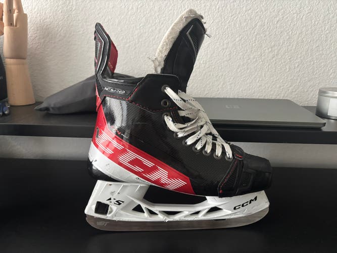 CCM JETSPEED FT4 PRO STOCK HOCKEY SKATES CUSTOM TEXAS STARS MATTHEW SEMINOFF 6.5