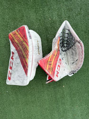 CCM EFlex 5 Goalie Glove & Blocker Set Regular | Senior | Dansk Pro Stock