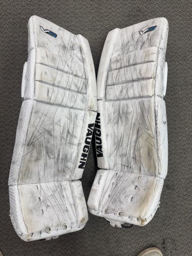 31" +2. Vaughn Velocity V9 Goalie Leg Pads (Used)