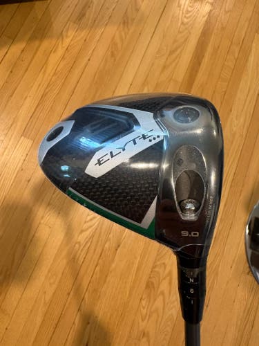 Men's 2025 Callaway Elyte Triple Diamond Right Handed Driver Stiff Flex 9 Loft (New)