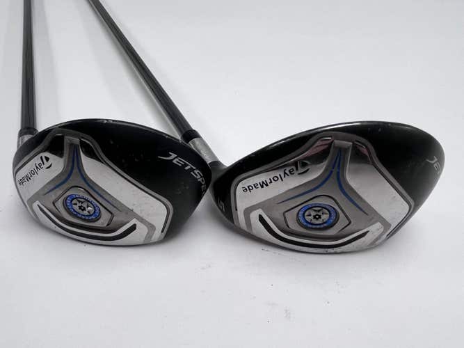 TaylorMade Jetspeed 4 & 5 Hybrid Set 22* 25* VeloxT 45g Ladies RH