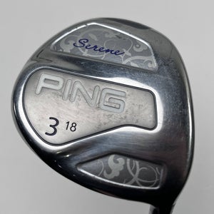 Ping Serene 3 Fairway Wood 18* ULT210 Ladies Graphite Womens RH