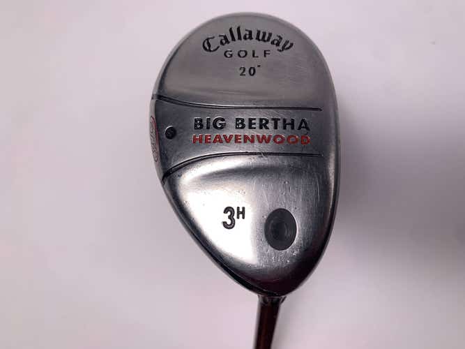 Callaway Big Bertha Heavenwood 3 Hybrid 20* RCH 75w Firm Graphite Mens RH