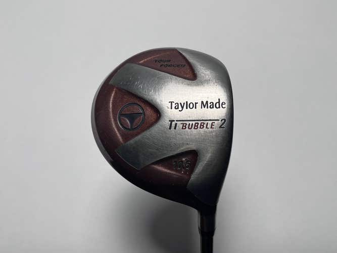 TaylorMade Ti Bubble 2 Driver 10.5* 90g Stiff Graphite Mens RH -1''