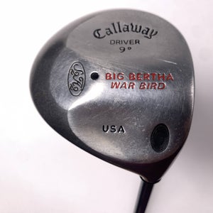 Callaway Big Bertha Warbird Driver 9* RCH 90 Firm Graphite Mens RH