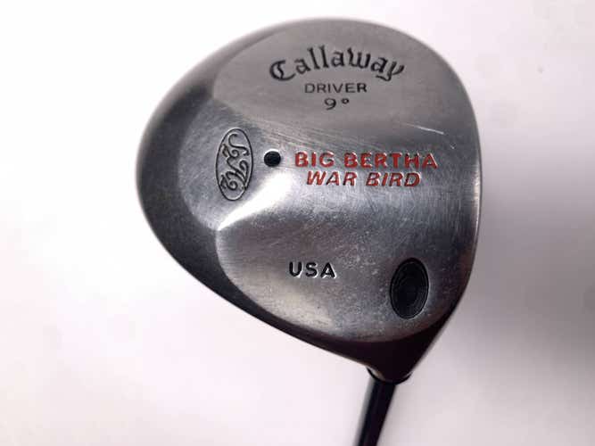 Callaway Big Bertha Warbird Driver 9* RCH 90 Firm Graphite Mens RH