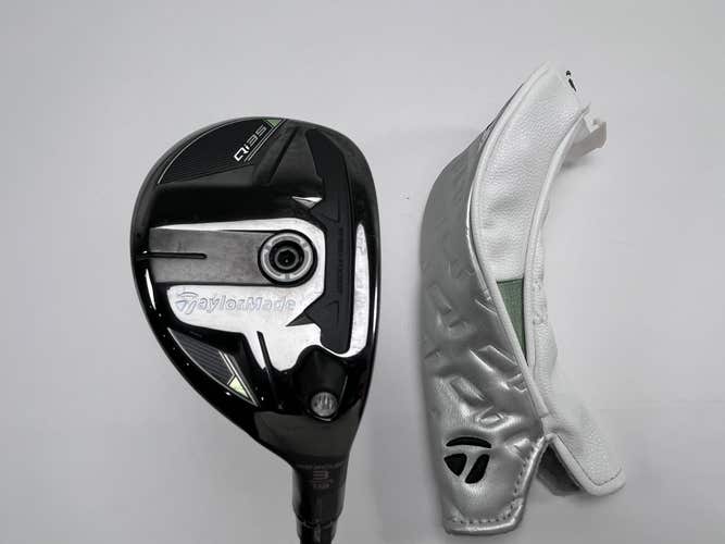 TaylorMade Qi35 Rescue 3 Hybrid 19* Kai'li Blue 85g Stiff Graphite Mens RH HC