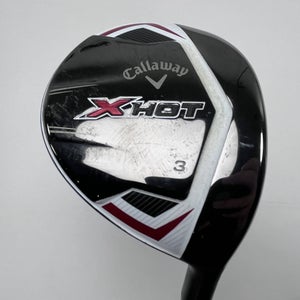 Callaway X Hot 2013 3 Fairway Wood 15* Project X PXv Stiff Graphite Mens RH