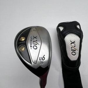 XXIO Prime 8 6 Hybrid 26* SP-800 Flex 4212 48g Stiff Regular RH HC
