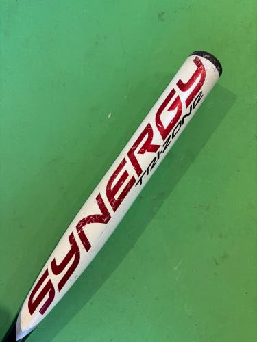 White Easton Synergy Trizone Bat (-7) Composite 27 oz 34"
