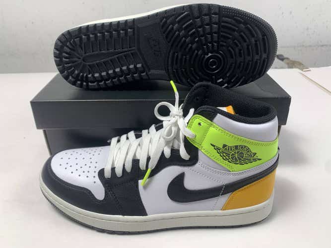 Air Jordan 1 High G Athletic Shoes White Men's SZ 10.5 (DQ0660-105)