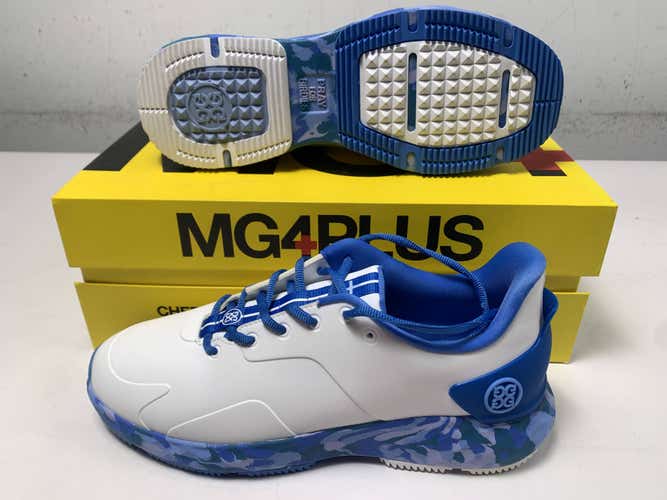 G/Fore Camo Sole MG4+ Golf Shoes White Cielo Men's SZ 10 (G4MA23EF30)