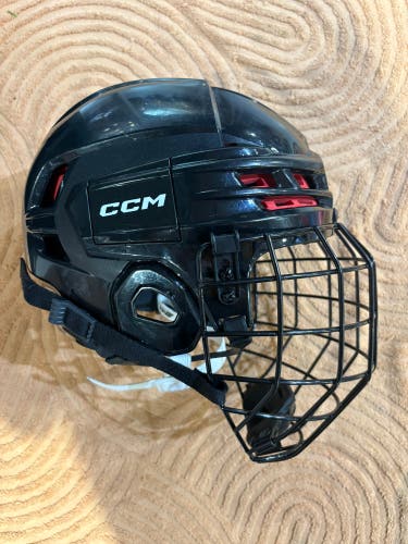 Black Medium CCM Tacks 70 Helmet (Used)