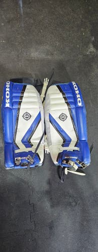Koho 490 JR 25" (64cm) Youth Goalie Leg Pads – Blue/White
