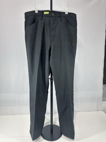 #248 Wrangler 82BK Wrancher Boot Jeans Men's 36X31 Black Stretch Dress Pants