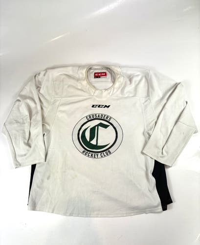 White XL Men's CCM Jersey (Used)