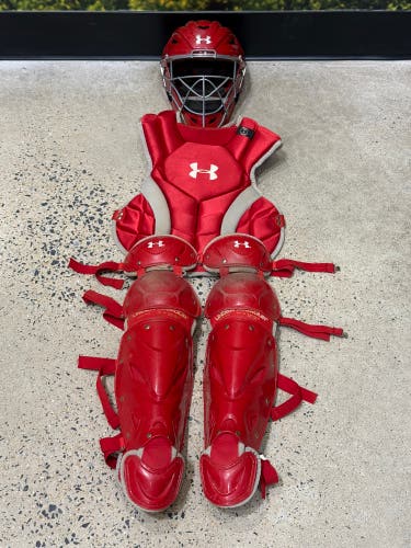 Used Senior Under Armour Victory Series Catcher's Set