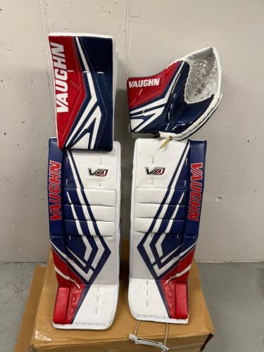 33" + 2 2025 Vaughn VX1 Pro Carbon Regular Goalie Full Set (New) with New SLR4 PC glove set.
