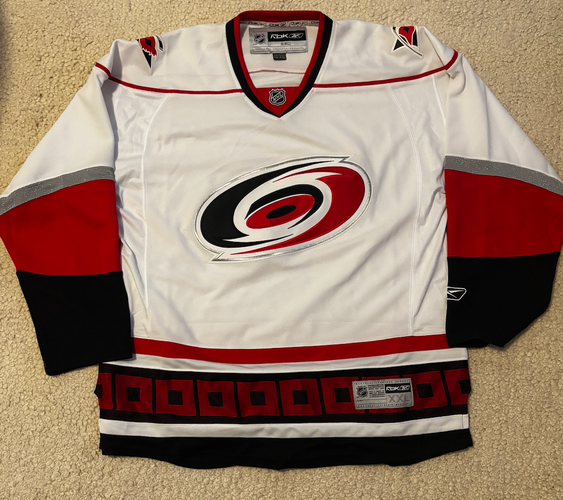 Carolina Hurricanes White XXL Adult Unisex CCM / Reebok Jersey (New)