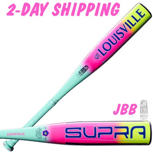 NEW | 2027 Louisville Slugger SUPRA JBB 27" / 17 oz USSSA 2¾" Baseball Bat +Warranty | FAST SHIP