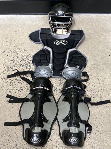 Used Youth Rawlings Velo 2.0 Catcher's Set | Age 9 - 12 | EXCELLENT CONDITION