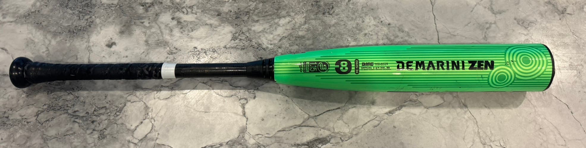 2026 DeMarini CF Zen Composite USSSA Certified Bat (-8) 22 oz 30" (Used)