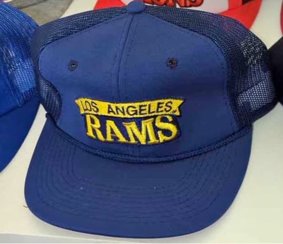 Vintage Blue LA Rams SnapBack NFL Football Hat