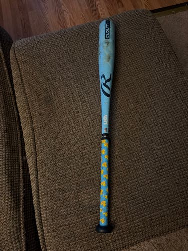 2023 Rawlings Clout Alloy USABat Certified Bat (-10) 20 oz 30" (Used)