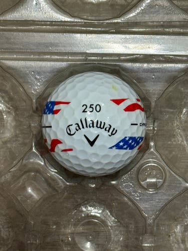 Callaway Chrome Tour USA 250 Stripe Golf Ball - 5A MINT CONDITION