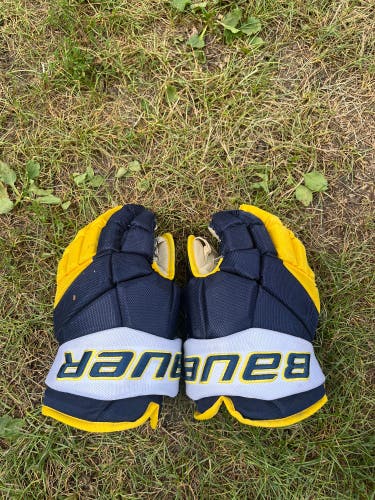 Bauer Vapor Pro Team Gloves 14" (Used)