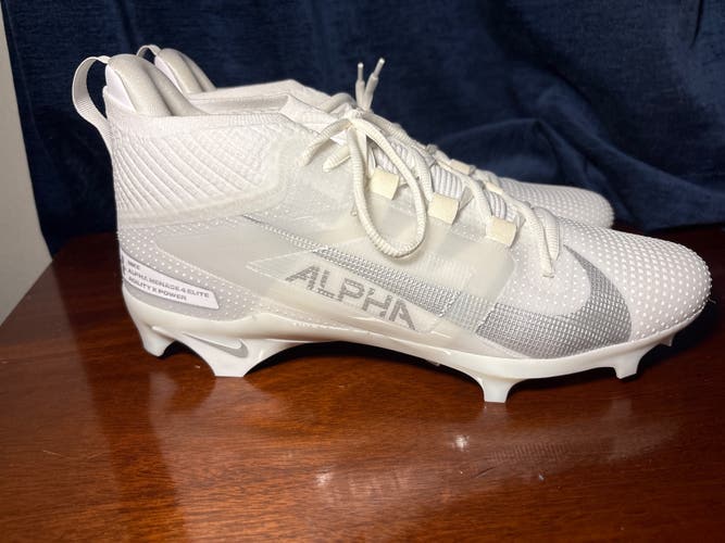 Men's Size M 11.0 (W 12.0) Nike Alpha Menace Elite High Top Molded Cleats (New)