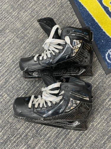 True TF Custom Pro Hockey Goalie Skates Regular Width Pro Stock 9 (Used)
