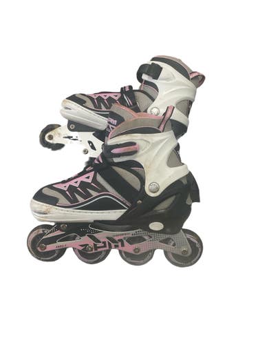 Used ZPM SPORTS ROLLER BLADES Junior Rec Fitness Skates White Adjustable 11859-S000032924