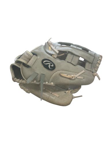 Used Rawlings HIGHLIGHT SERIES BB/SB Glove RH Throw Grey 12 1/2" 11859-S000032921
