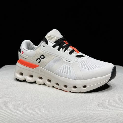 ON Cloudrunner 2  Men's 9.5 White Running Shoes – CloudTec Cushioned Sneakers