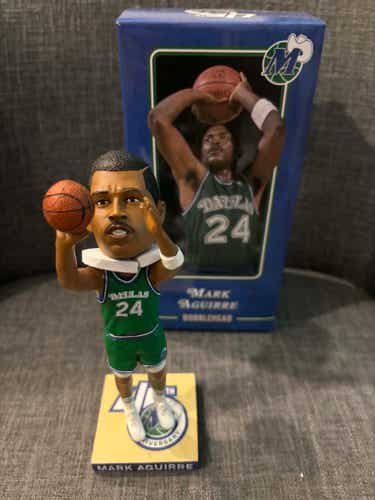 Dallas Mavericks NBA Mark Aguirre 45th Anniversary Hardwood Classic Bobblehead