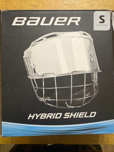 Bauer hybrid face shield small