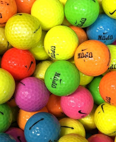 15 Assorted Colored Nike Golf Balls.... AAAA Near Mint.....Full Colored Mix