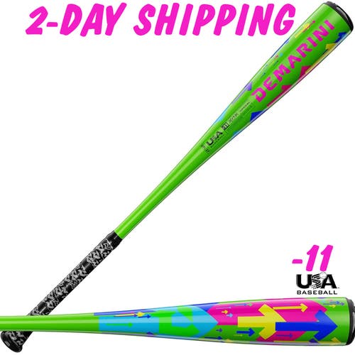 BRAND NEW | 2027 DeMarini UPRISING USA 30" / 19 oz Youth Rec. Baseball Bat 2-5/8" Barrel | FAST SHIP