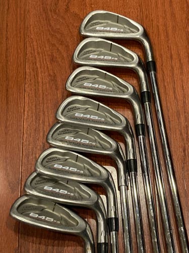 Used Tommy Armour 845FS Silver Scot Right Handed Iron Set | R Flex | 3i-9i, PW | Steel Shafts