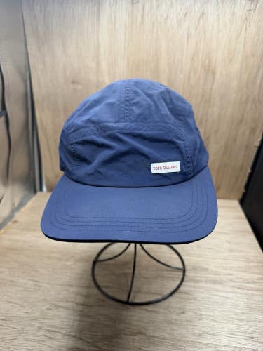 Topo Designs Nylon 5 Panel Adjustable Men Hat One Size Hiking Lightweight Skate