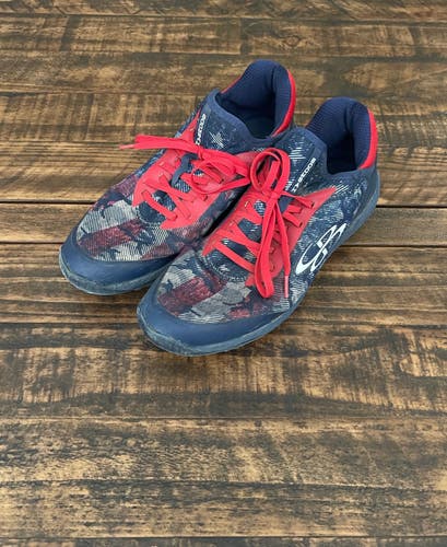 Men's Size M 9.0 (W 10.0) Adult Boombah Low Top Molded Cleats (Used)